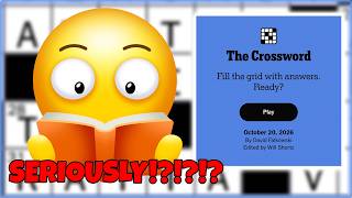 I'm Not Joking...  | New York Times Crossword Puzzle | October 20, 2026 | Tuesday