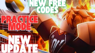 VOLLEYBALL LEGENDS NEW UPDATE PRACTICE MODE + NEW FREE CODES