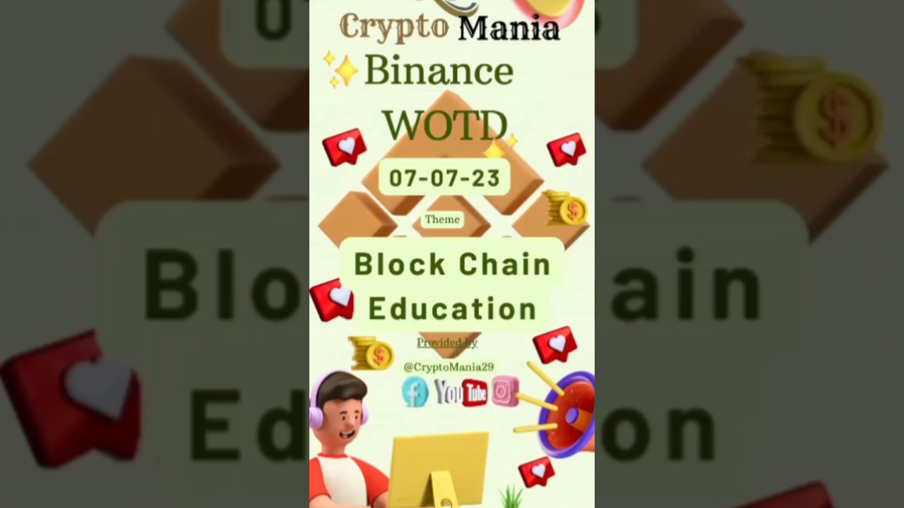 Binance WOTD| 7th July 23 | Binance game guess the word | 