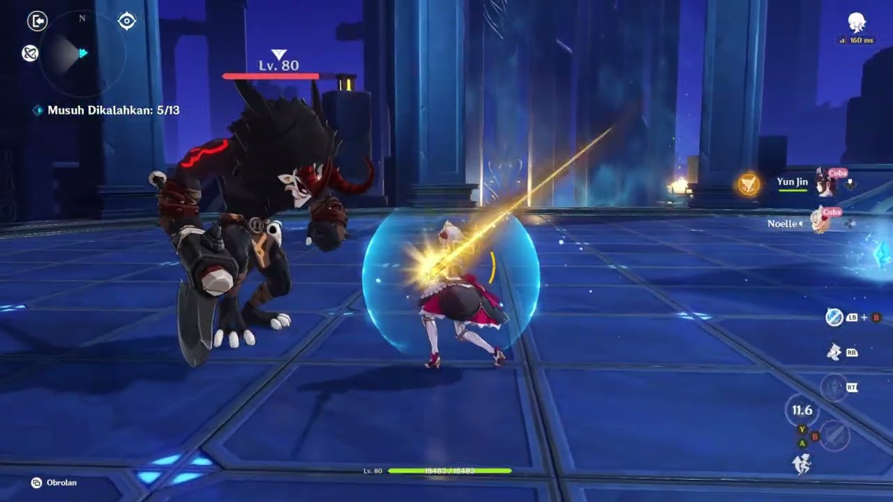 Fighting Style Yun Jin ( Genshin Impact )