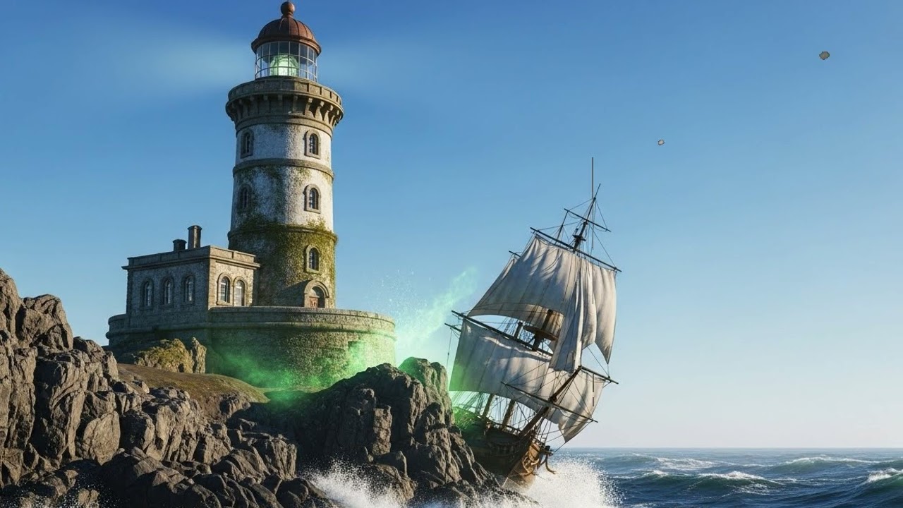 Veracruz_ 1920_ el faro que apagaba barcos en plena luz