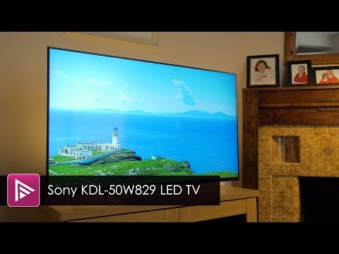 Sony 50W829 3D LED LCD TV Review