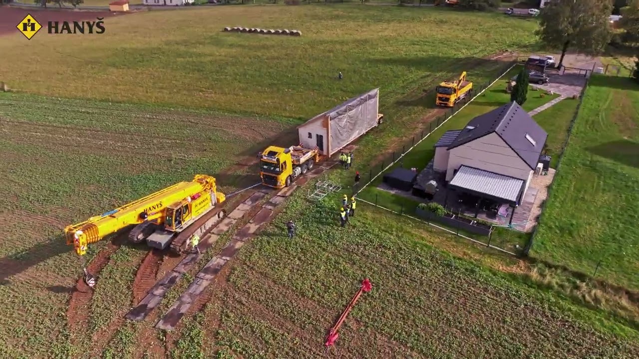 Nadměrná přeprava & Jeřábnické práce / Všelibice - Roveň