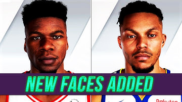 NBA 2K21 Hidden Files - New Face Scans Added/Hairstyles Updated
