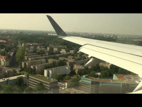 Embraer 175 SP-LIM smooth landing in Berlin Tegel (TXL) [HD 1080]