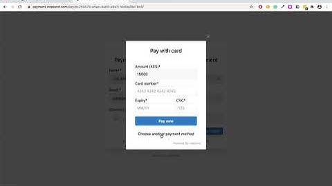 How to collect payments using IntaSend payment links