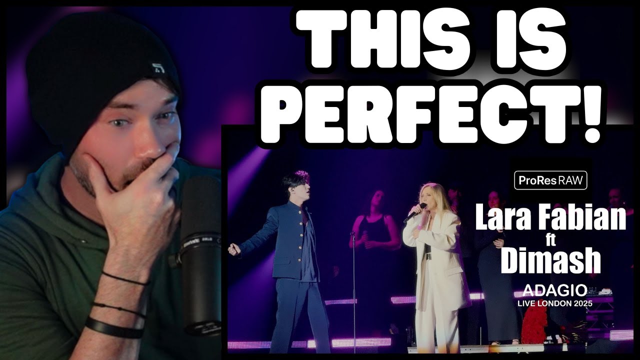 Metal Vocalist Reacts - Lara Fabian ft Dimash Qudaibergen - Adagio - Live London 2025