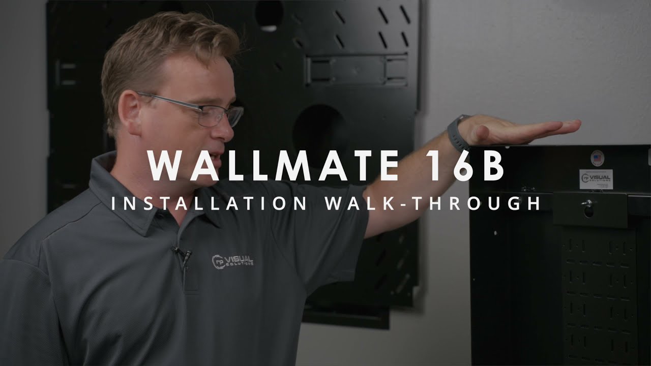wallmate flush mini 32 - rp visual solutions Images... rp Visual Solutions Wallmate 16B Installation - YouTube