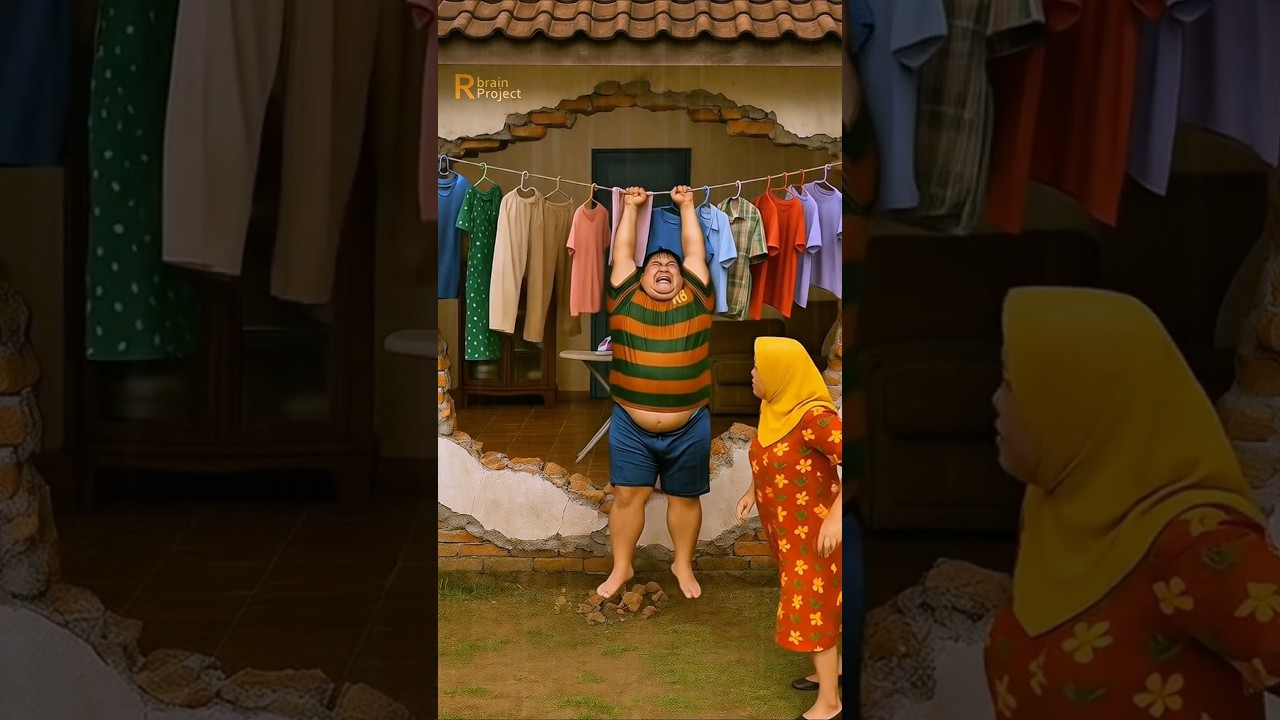 ANGKATIN BAJU‼️soalnya hujan🤣 panas lagi JEMUR LAGI, KOCAK🤣