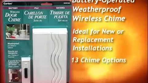 Carlon and Dimango Wireless Door Chime Products