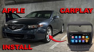 How to install a apple car-play radio on a 2004 TSX