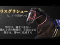 【晩成の女王】リスグラシュー🐎