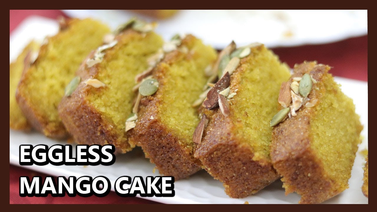 Easy Mango Cake in Lockdown - No egg No Maida No Atta No Butter |Mango Cake Recipe in Hindi | Healthy Kadai