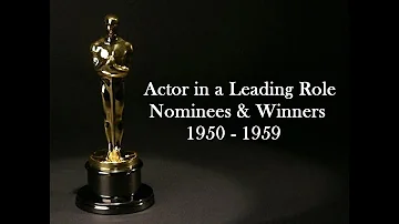 Academy Awards: Oscars Nominees and Winners: Actor in a Leading Role 1950 - 1959