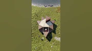 The 4 Hour Solos Fortress - #shorts #rust #rustbasedesign