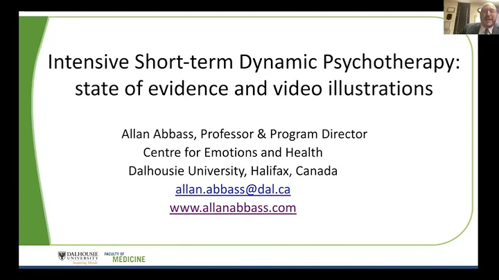 Allan Abbass Psychiatry Rounds at Yale Silver Hill...