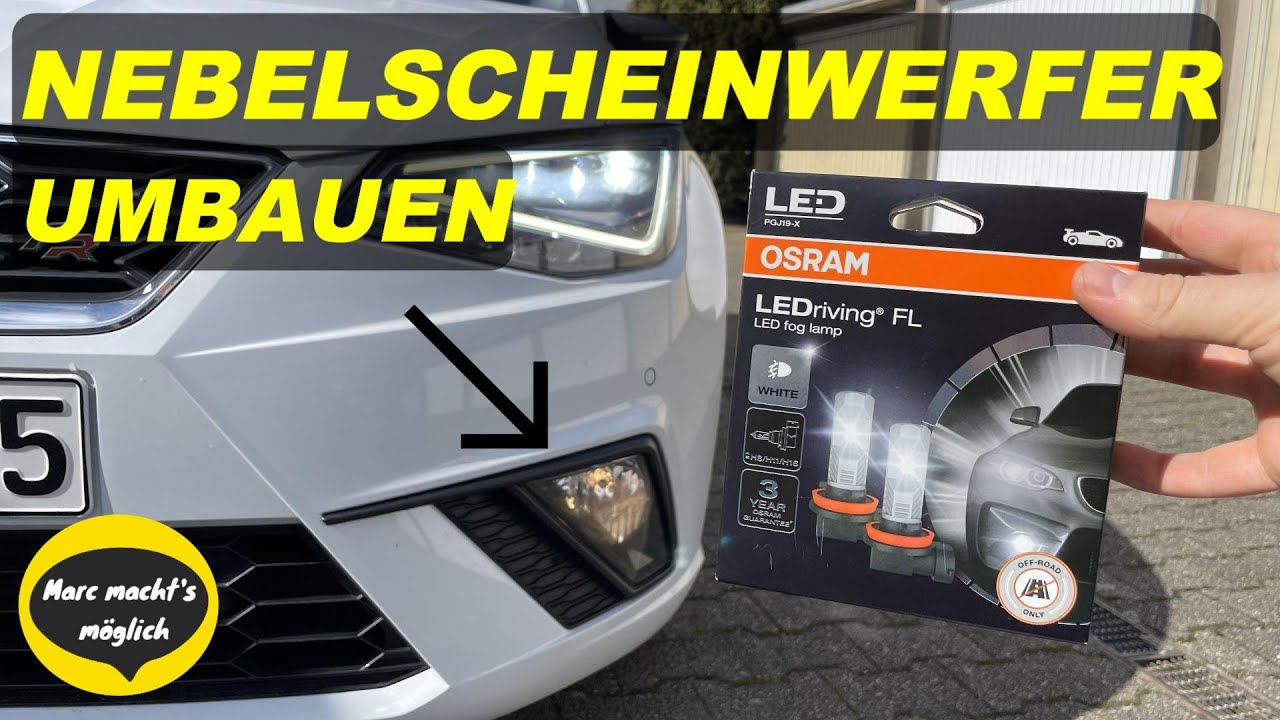 BMW 3er e46 FL Nebelscheinwerfer Birne wechseln / einstellen / reparieren mit Petec POWER Stahl