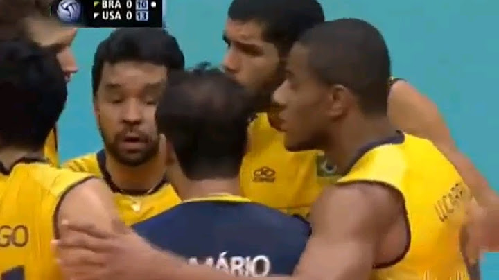 Liga Mundial de Volei Masculino 2013 (jogo 1): Brasil 3 x 1 Estados Unidos [ FIVB World League ]