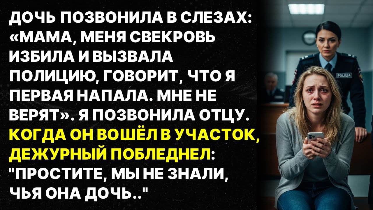 Дочь в СЛЕЗАХ: свекровь ИЗБИЛА её и вызвала полицию
