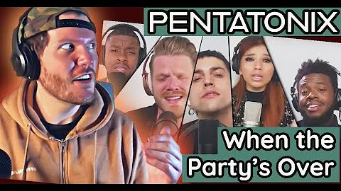 Pentatonix WHEN THE PARTY'S OVER Reaction | First time Pentatonix REACTION (Billie Eilish reaction)