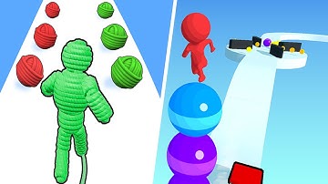 Rope Man  🆚 Stack Rider🌻🧿🌺🌈Max Levels Walkthrough Android IOS Update Gameplay BT2