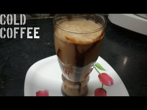 Cold coffee in