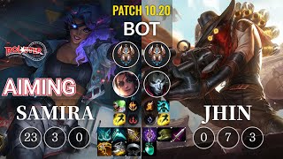 KT Aiming Samira vs Jhin Bot - KR Patch 10.20