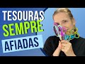 COMO AFIAR SUAS TESOURAS EM CASA - Patchwork descomplicado com Bia Abdalla