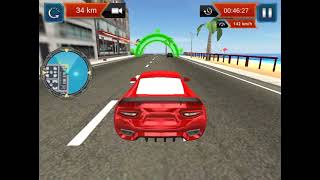 【City Drift Racing】チェックポイント、アライブモード、フリーモードの各レベルをクリアしていく3Dカーシミュレーション screenshot 4