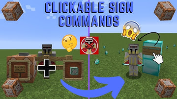 Command Block Tutorial #37: Clickable Sign Commands in Minecraft (1.14+)