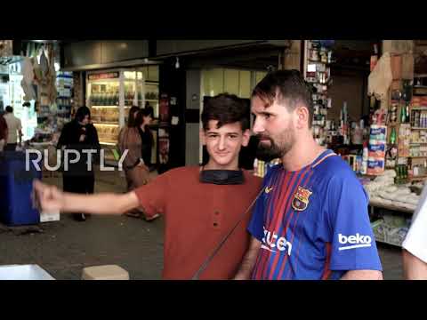 Messi doppelganger spotted selling cigarettes in Iraqi Kurdistan