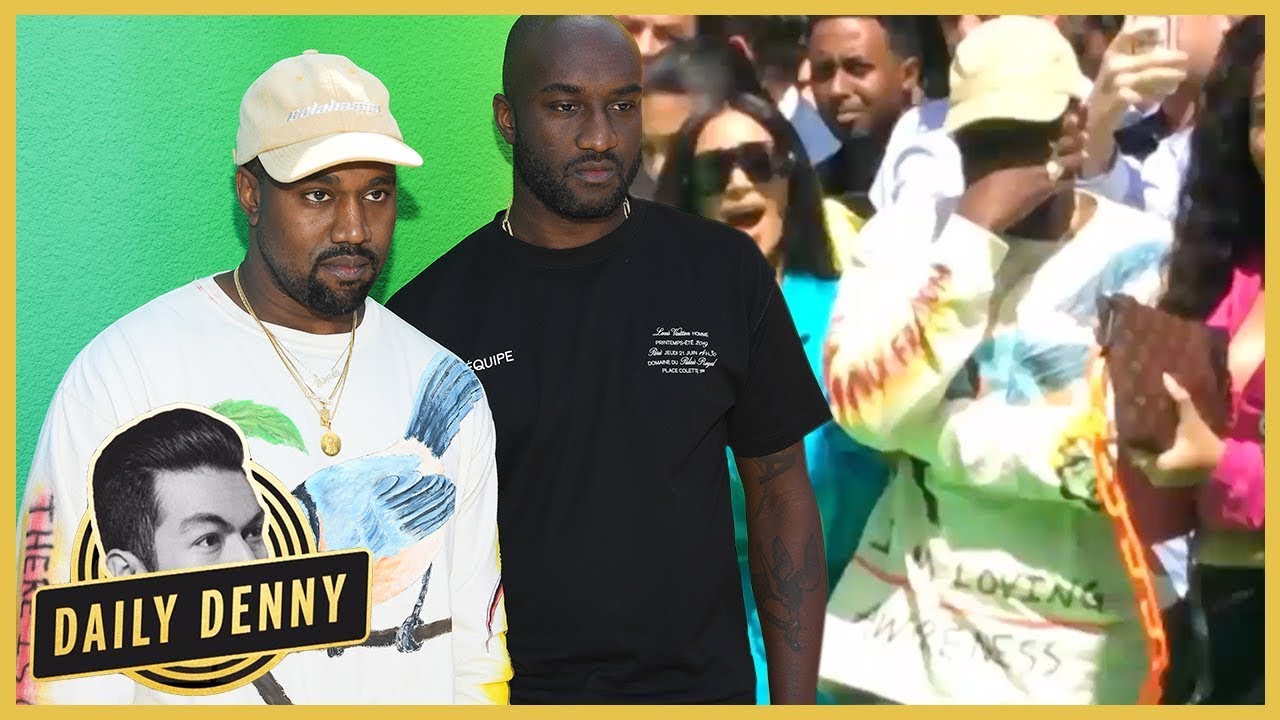 Kanye West & Virgil Abloh Reunite for Emotional Moment at Louis