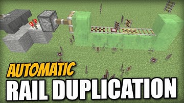 Minecraft PS4 -AUTOMATIC RAIL DUPLICATION GLITCH - Tutorial - Xbox / PS3 / Wii U