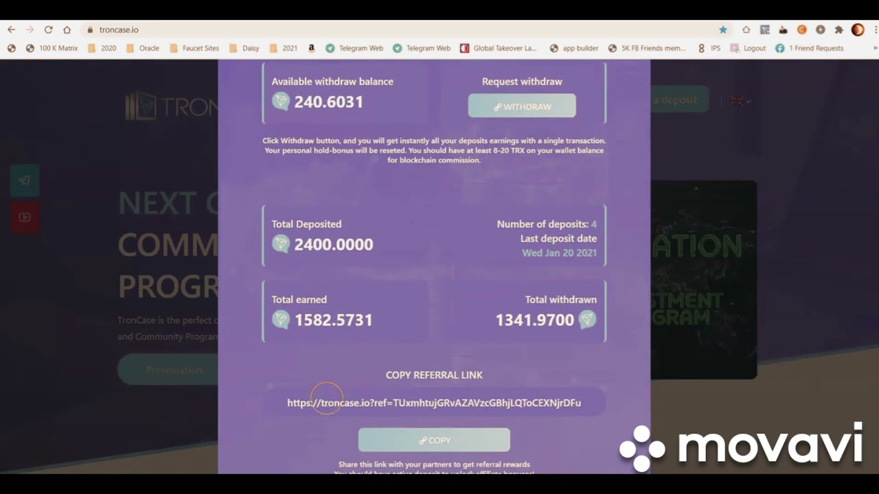 Troncase 100% Passive Income 2021!!
