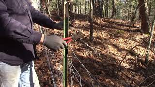Repairing Broken Barb Wire Quickly And Easily