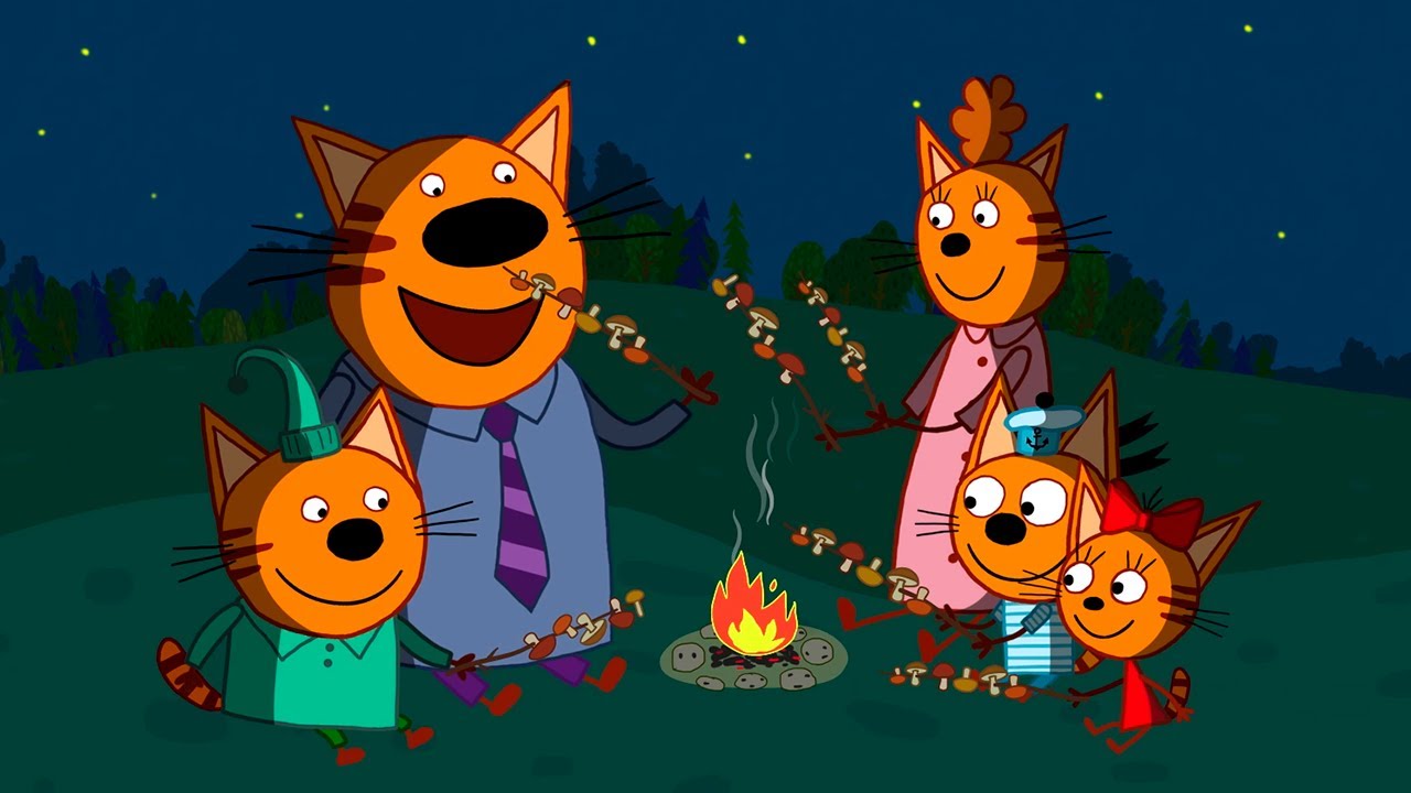 Dolci Gattini | Cartoni animati per bambini | UNA NOTTE NEL BOSCO (Episodio 83)