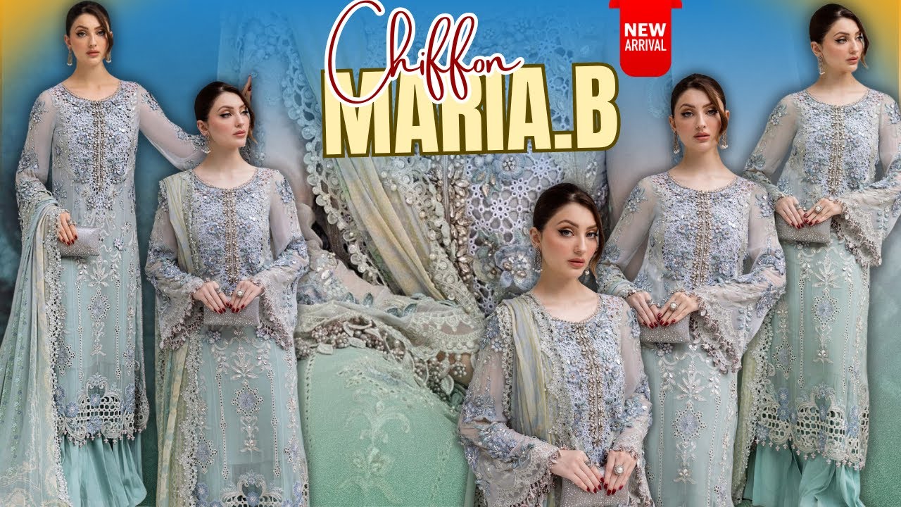 Maria.B New 💯Chiffon D8 | Party Wear Collection'25♥️| Top Quality🔥| Designer Dresses | Wedding Wear