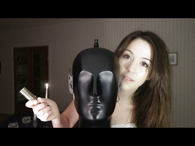 ASMR Whispering // Random facts // Gentle ear brushing