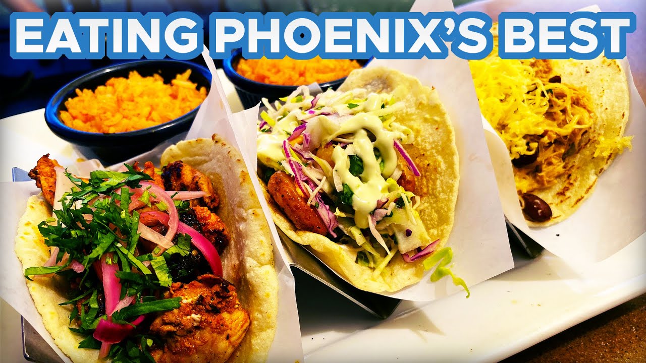 Eating Phoenix's Best Food! (Best Tacos & Restaurants in Phoenix Tour