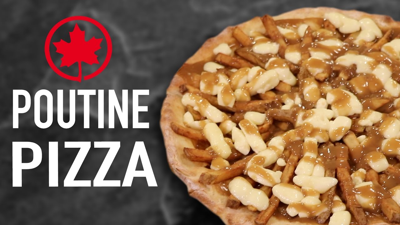 DIY POUTINE PIZZA - CANADA VS US | HellthyJunkFood