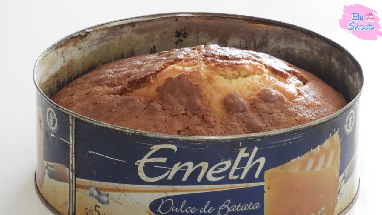 TORTA matera ECONÓMICA, FÁCIL Y RÁPIDA en LATA de dulce de BATATA | EN CDAS Y TAZAS | Elu Sweets