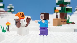 Kar Sığınağı - LEGO Minecraft - Stop Motion Mini Film