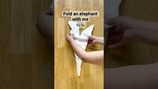 Easy Towel Elephant Tutorial