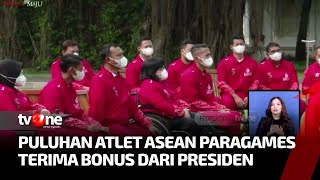 Presiden Jokowi Beri Bonus Rp309 Miliar untuk Atlet ASEAN Paragames 2022 | Kabar Pagi tvOne