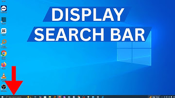 How To Display Search Bar On Windows 10 and 11 | windows Tutorial