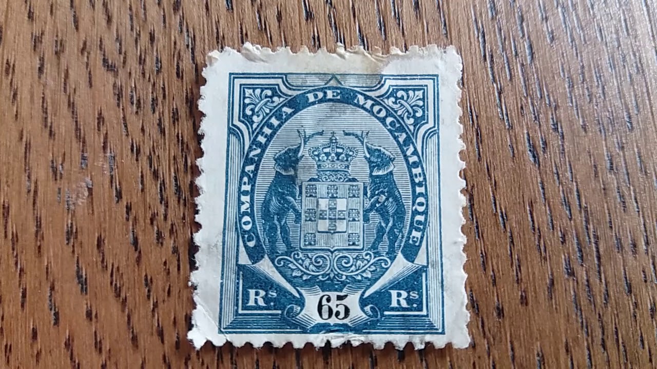 Rare Old Postage Stamp. COMPANHIA DE MOÇAMBIQUE R.S 65