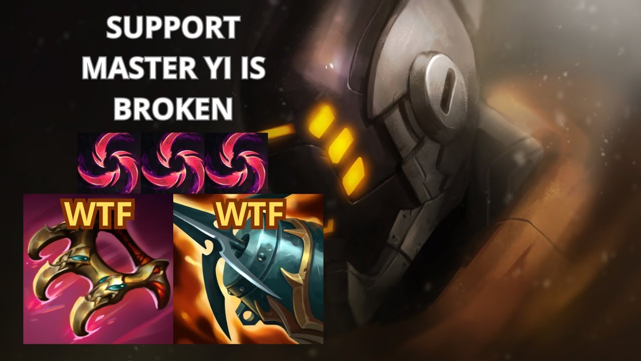 SUPPORT MASTER YI IS BROKEN. - YouTube
