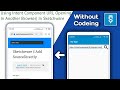 Using Intent Component URL Opening In Another Browser| In Sketchware || Without Codeing