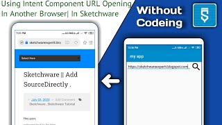 Celebrity Using Intent Component URL Opening In Another Browser| In Sketchware || Without Codeing 🔥 Wealth