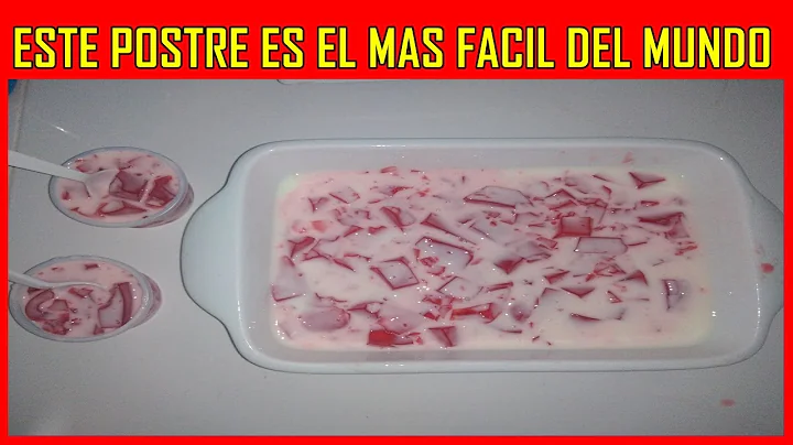 COMO HACER UN POSTRE PARA TUS VISITAS DE GELATINA ...
